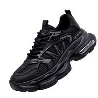 Nouvelles chaussures confortables à semelle épaisse et légère, avec coussin d'air en mousse, doublure en maille respirante, rehaussantes et anti-odeurs