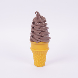 Modelo simulado de cono de helado con forma de antorcha, decoración simulada para puesto de mercado nocturno, accesorio para fotografía - Product Image 5