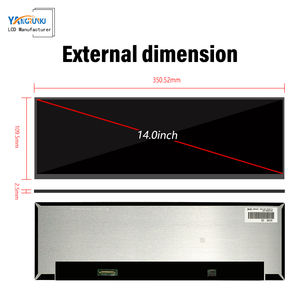 14.1 Inch Gestrekte Balk Lcd-Modules 1920X550 600 Nits Helderheid Gebruik Edp Signaal Interface Match Van Driver Board En Touch Panel - Product Image 4