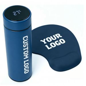 Gourde isotherme en acier inoxydable avec affichage numérique de la température, cadeau promotionnel personnalisé pour entreprises - Product Image 1