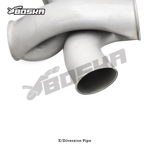 ท่อไอเสีย OEM Universal 3D Printed Polished Z/X/Diversion สำหรับ G90/F90/X7 M5 ขนาด 2.5''/2.76''/3''/3.5'' ผลิตจากสแตนเลส 316 - Product Image 2