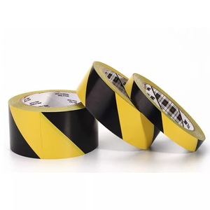 Ruban de signalisation 3M 766 en PVC, noir et jaune, imperméable, en caoutchouc, pour avertissement de danger, offre d'impression, ruban VHB simple face, double verrouillage - Product Image 1