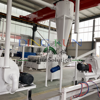 Broyeur de plastique pour la fabrication de poudre WPC, broyeur personnalisé avec sécheur à haute vitesse automatique