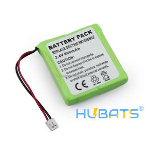 2.4V 600mAh Ni-MH poche batterie NiMH Batteries pour Téléphone Sans Fil Medion MD81877 Mince DECT500 TeXet <span class=keywords><strong>DECT</strong></span> TX-D7400 5M702BMXZ - Product Image 2