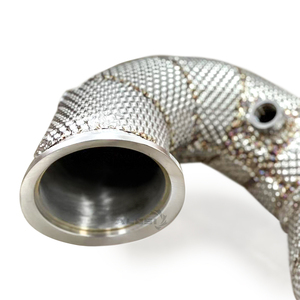 En stock : Downpipe d'échappement sport pour Mercedes E450 4MATIC <span class=keywords><strong>2021</strong></span>+ avec catalyseur sport 200 cellules en acier inoxydable 304 - <span class=keywords><strong>Prix</strong></span> usine - Product Image 4