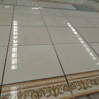 Mosaïque de fabrication d'usine carrelage médaillon intérieur jet d'eau en marbre incrusté de beige