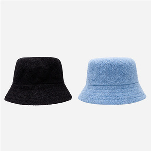 Bán Buôn Nóng Bán Tùy Chỉnh Trống Terry Khăn Phẳng Top Bucket Hat Cho Phụ Nữ Người Đàn Ông Ngoài Trời Bucket Caps - Product Image 6