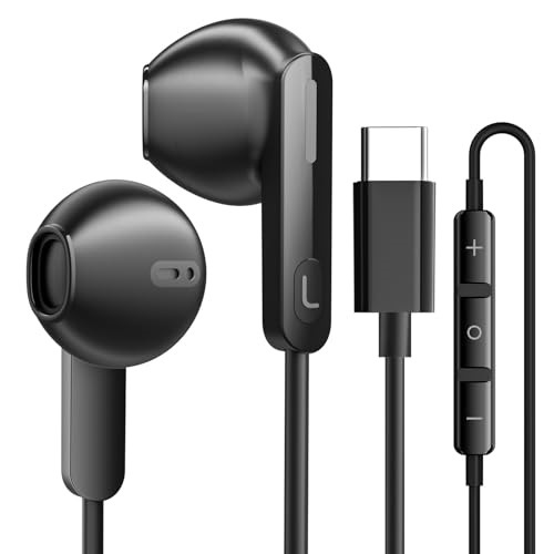 Usb C Headphones With Microphone Wired Earbuds With Good Voice  Type C Earphones With  Mic