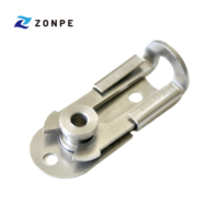 Loquet coulissant robuste en acier inoxydable pour portail de sécurité, loquet à barillet verrouillable pour armoire industrielle ou bateau