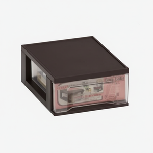 Labo กล่องเก็บของตั้งโต๊ะและลิ้นชักสีน้ำตาล - Product Image 1