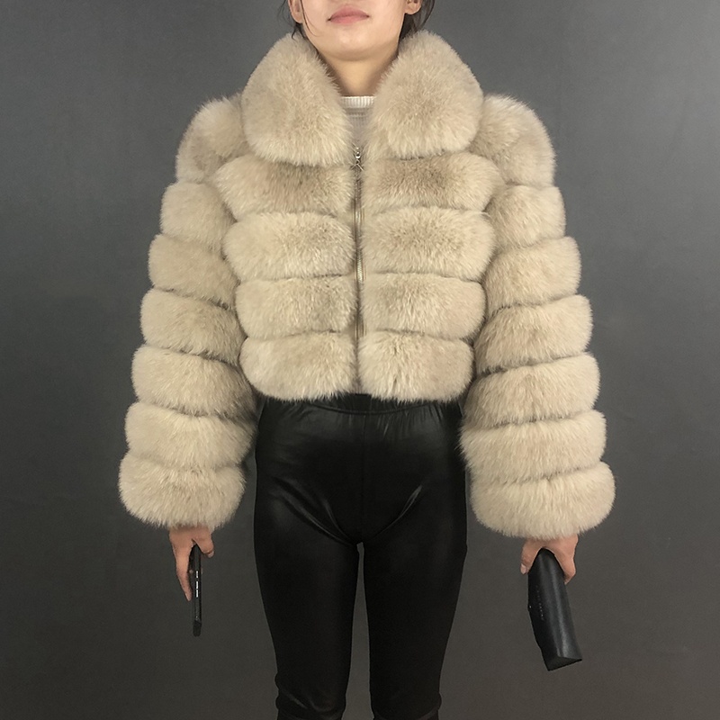 2023 New Style Fur Coat For Women Real 100% Natural Fox  Luxury And Fashionable Women's Clothing Winter Coats for Ladies Women