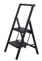 Nouvelle échelle pliante moderne en acier à 2-5 marches, style 2025, pour usage extérieur et en entrepôt, échelle domestique portable