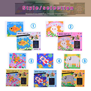 ลูกปัดฟิวชั่นหลากสีทำจากวัสดุ PE ลูกปัดฟิวชั่นฟิวส์ทรงกลมขนาด5มม. พร้อมผ้าใบตาข่าย - Product Image 3