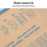 Sac en papier kraft biodégradable personnalisé, vide, résistant à la graisse, pour pop-corn micro-ondé, avec impression en héliogravure et thermoscellage pour emballage alimentaire