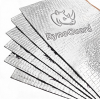RynoGuard Tapis insonorisant automobile en butyl 2 mm, haute absorption des chocs, couverture complète, garantie 3 ans, haute/basse température