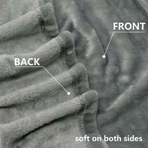 Couvertures en molleton en gros, couverture en peluche de flanelle douce et moelleuse, pour canapé - Product Image 6