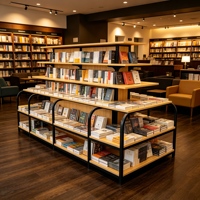 Vitrine de magasin fiable, vitrine de présentation facile à assembler pour les chaînes de magasins
