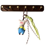 Porte-clés pendentif ours en peluche super mignon en tissu rembourré de coton, fait main, pour sac, décoration étudiante