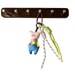 Llavero de Peluche de Animal de Dibujos Animados Súper Lindo, Colgante de Oso de Algodón Relleno de Tela, Correa Hecha a Mano para Estudiantes, Decoración - Product Image 5