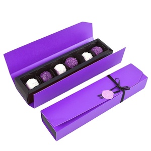 Boîte d'emballage personnalisée de luxe de haute qualité, MIni bonbons, cravate, chocolat, truffe, mariage - Product Image 5