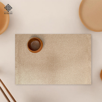 Meilleur prix pour un ensemble de sets de table en vinyle imitation cuir pour Noël, imperméables, double face, pour table à manger