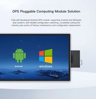 Интерактивная плоская панель 65 дюймов 4K, цифровая доска с двумя ОС (Android/Windows), функции ИИ для образования, совещаний, использования в помещении