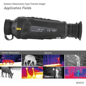 QCNV QCx313 Wärmebildkamera Monokular Infrarot-Thermografie Langstrecken-Erkennung IP67 Wasserdicht für Außensicherheit OEM/ODM - Product Image 1