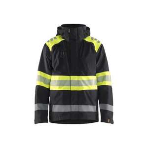 BLAKLADER - 442019779933XS Chaqueta de concha de alta visibilidad Negro/Amarillo-EAN 7330509849316 ROPA DE TRABAJO DE LA HI-VIS - Product Image 1