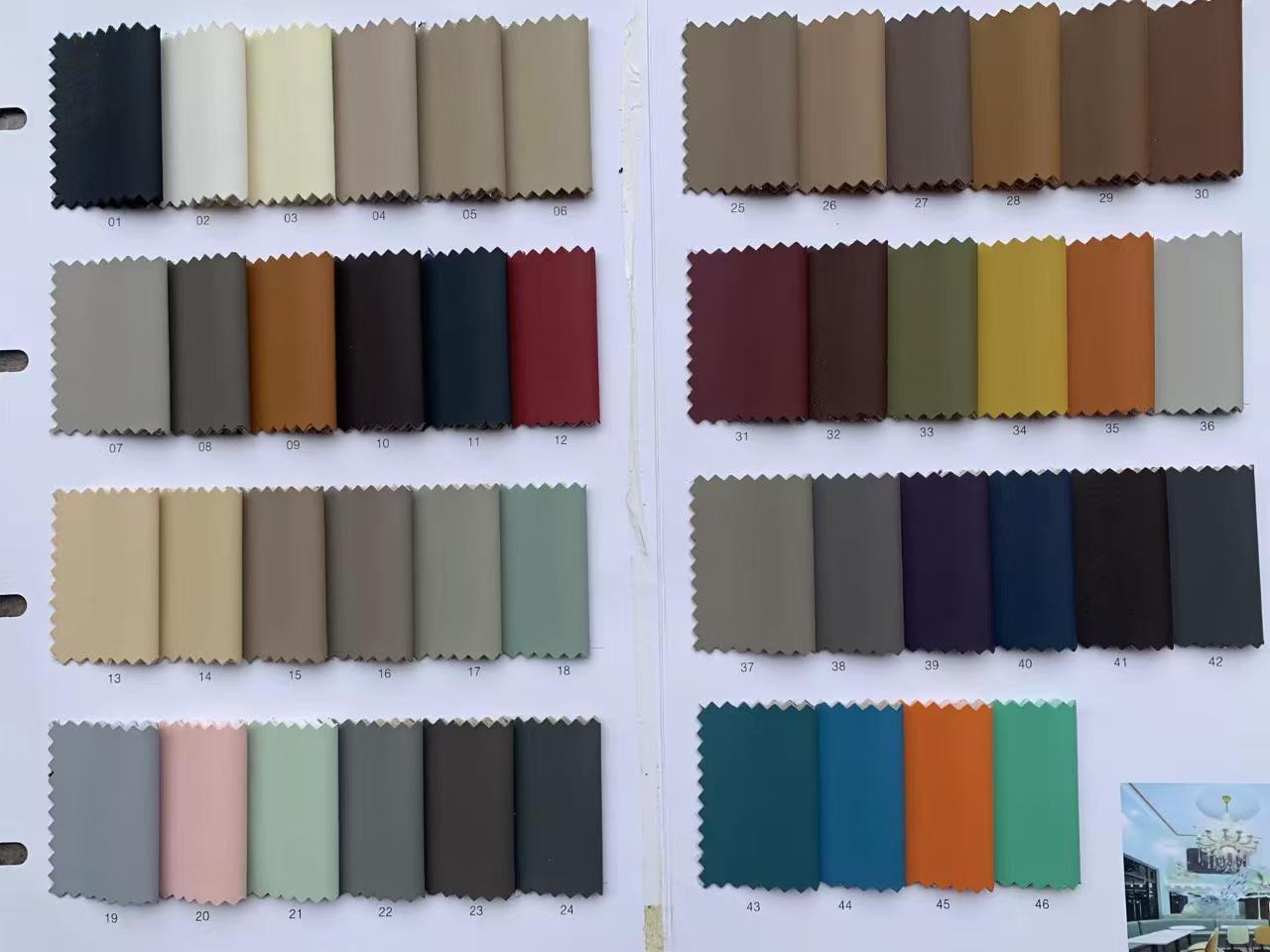 Couleurs disponibles