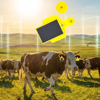 UniGuard - Etiqueta de Identificación para Ganado con GPS Solar a Prueba de Agua, Rastreador en Tiempo Real Antirrobo, Etiqueta para Oreja de Vaca con Aplicación Gratuita