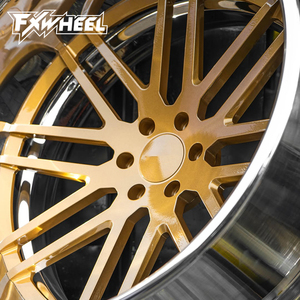 Jantes forgées Gloss Gold <span class=keywords><strong>2</strong></span> pièces 20 22 24 pouces 6x139.7 <span class=keywords><strong>pour</strong></span> Escalade Navigator Tahoe, forgeées à 10 000 tonnes, directement de l'usine - Product Image 4