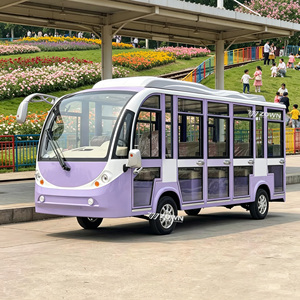 รถบัสไฟฟ้าชมวิวแบบเปิดหลังคา 13 ที่นั่ง ดีไซน์พื้นกันลื่น สำหรับพื้นที่ชายฝั่งเปียกชื้น - Product Image 1