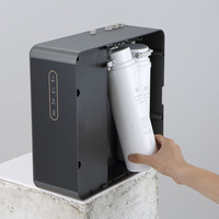 Purificador de Agua Eléctrico Bajo Fregadero para el Hogar, Sistema de Ósmosis Inversa (RO) de 400-800 Galones, Ionizador Alcalino, Máquina de Filtración de 5 Etapas para Hotel y Coche