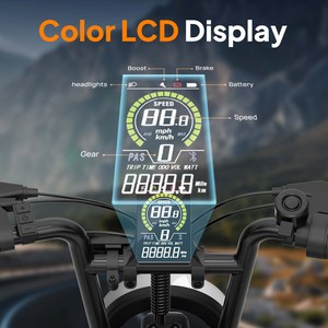 EU Stock Electric Bike City Electric Dirt Bike 48V 13Ah 16*3 Inch <b>Tire</b> Electric Bicycle <b>Kit</b> E Mountain Bike Bicycle Part - Product Image 5