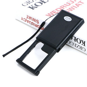 Lecture Lecture Journal <span class=keywords><strong>Pull</strong></span>-out Portable Loupe LED Lumière 3x 6x Double Loupe Bijoux - Product Image 2