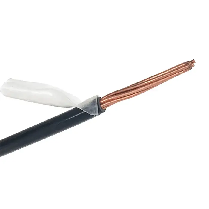 Kabel listrik THWN/THHN 8 10 12 14 AWG konduktor tembaga padat PVC kabel nilon terisolasi THHN tipe kawat tembaga