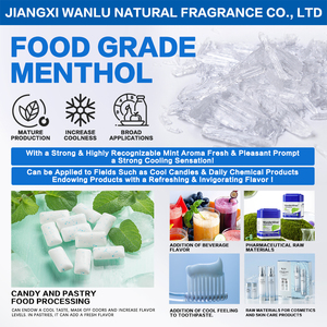 คริสตัลเมนทอลธรรมชาติบริสุทธิ์เกรดอาหาร100% 2216-51-5 - Product Image 2