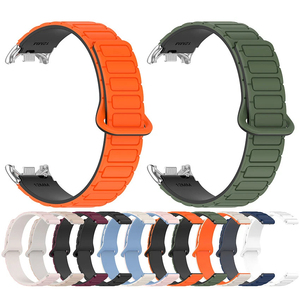 Correas Magnéticas de Silicona de Doble Color de 12 mm para Relojes Inteligentes Xiaomi Mi Band 8/9/10, Accesorios Deportivos para Relojes - Product Image 2