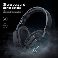 ONIKUMA B60 Headphone Gaming Nirkabel Over-Ear ANC 5.4 Lampu RGB Headset Lipat untuk PC dan Perjalanan