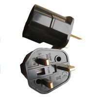 Adaptateur de prise EU vers UK 13A Adaptateur de voyage UK Angleterre Allemagne Prise EU Schuko vers prise UK Convertisseur