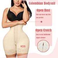 Marca Privada Fajas Colombianas Moldeadoras Bodys para Mujeres, Moldeador Corporal para Grasa Abdominal, Faja Postquirúrgica con Tirantes Anchos