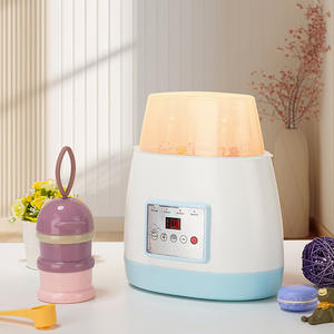 Nouveau chauffe-biberon électrique XB-06P avec affichage numérique, orange, bleu, vert, plastique, alimentation 220V AC - Product Image 2