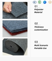 Anpassbare Moderne Polyester/PVC Gewebte Bedruckte Innen-/Außenteppiche - Wasserdicht Rutschfest Waschbar Knitterbeständig Maßgefertigt