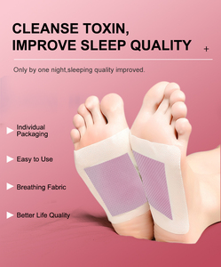 2025 Nieuwe Producten 2 In 1 Koreaanse Rozen Afslankende Detox Voet Patch Natuurlijke Ingrediënten Voet Patch Oem/Odm - Product Image 5