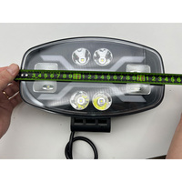 Phare de travail LED moderne 10'' à faisceau haut/bas, DRL dynamique ambre, 12V-24V-36V, feux de conduite et projecteur pour 4x4, camion, SUV, tout-terrain