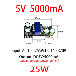 AC-DC 5V 2000mA 12V 1000mA 24V 500mA 10W 25W chính xác chuyển đổi Buck AC 220V đến 5V DC bước xuống biến áp mô-đun cung cấp điện - Product Image 5
