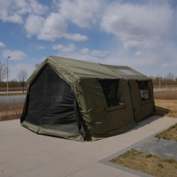 Tente de fête gonflable MT-C020, imperméable, portable, pour toutes les saisons, utilisation en extérieur, 6,3 m², une chambre, un salon, 8-12 personnes