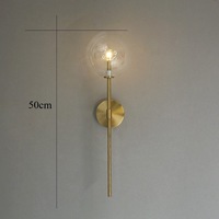Lampe murale créative bulle de savon minimaliste nordique, applique murale décorative en verre de luxe léger pour chambre à coucher et salon, transfrontalière