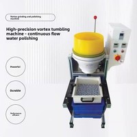 Machine de polissage centrifuge à disque avec moteur, boîte de vitesses et roulement pour le débavurage et le polissage de surfaces miroir