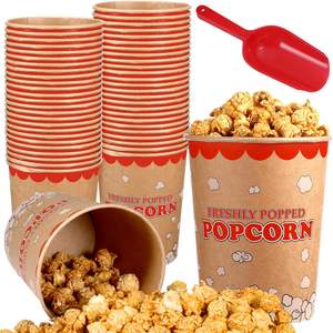 ถังใส่ป๊อปคอร์นไก่<span class=keywords><strong>ทอด</strong></span>ถ้วยกระดาษพิมพ์ลายแบบกำหนดเอง - Product Image 1
